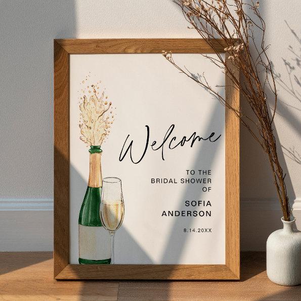 CRISTAL  Welcome Sign - Foam Board