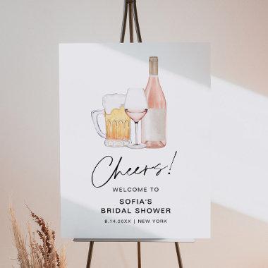 CRISTAL Rose and IPA Bridal Shower Sign