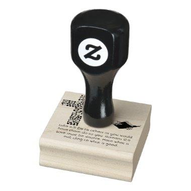 Cross Faith Hope Love Believe Destiny's Destiny Rubber Stamp