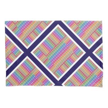 Cross Patchwork Pair Pillow Case
