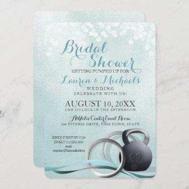 Cross Trainer Bridal Shower Invitations