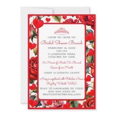 Crown & Roses Queen of Hearts