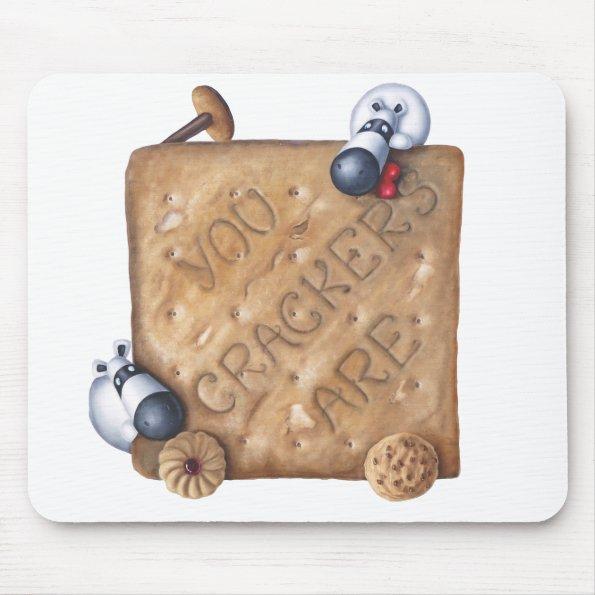 Cup Of Tea Slice Of Bake - You Drive Me Crackers! Mouse Pad