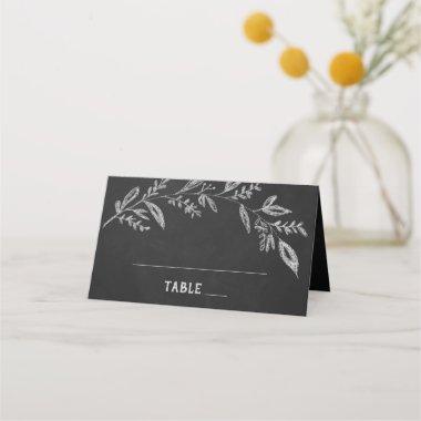Curved Branches | Chalkboard Wedding Place