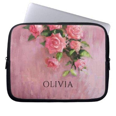 Custom A Dream in Shades of Pink Laptop Sleeve