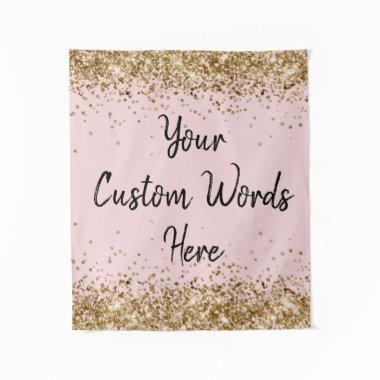 Custom Backdrop Birthday Party Photo Booth Blush