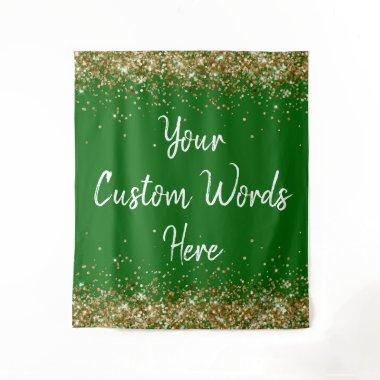 Custom Backdrop Birthday Party Photo Booth Emerald