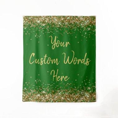 Custom Backdrop Birthday Party Photo Booth Emerald