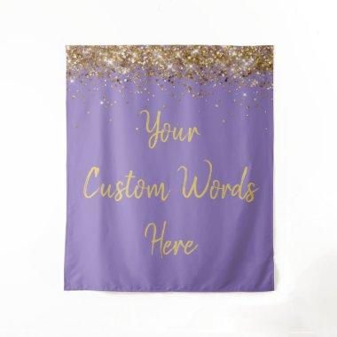 Custom Backdrop Birthday Party Photo Booth Lilac