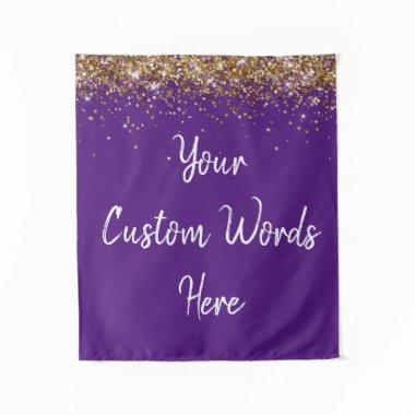 Custom Backdrop Birthday Party Photo Booth Purple