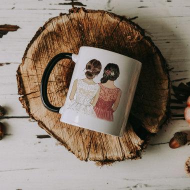 Custom Best Friends Mug | Custom Bridesmaid Mugs