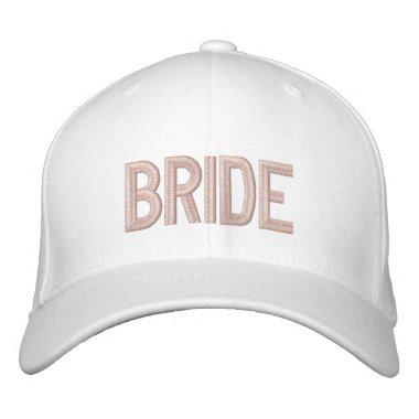 Custom Bride | Pink Bachelorette Embroidered Cap