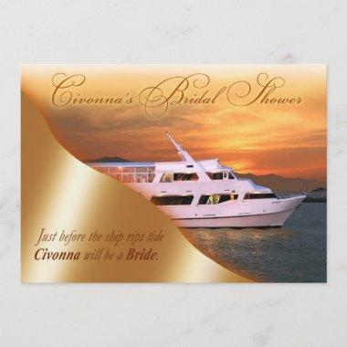 ::CUSTOM:: Civonna's Yacht Bridal Shower Invitations