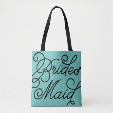 Custom Color Bridesmaid Tote Bag