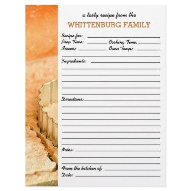 Custom Cookie Dough Hearts Family Recipe Page