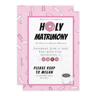Custom Double Pink Donut Brunch