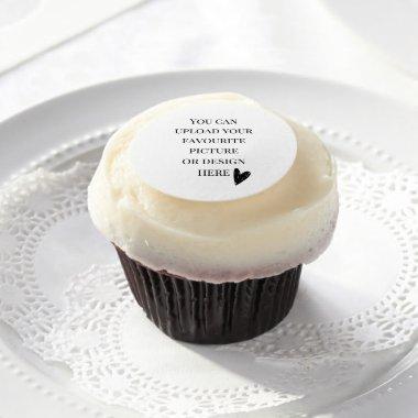 Custom edible frosting rounds