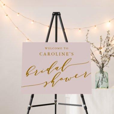 Custom Elegant Pink  Welcome Sign