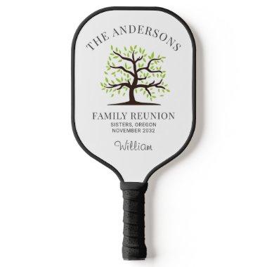 Custom Family Reunion Genealogy Tree Personalized Pickleball Paddle