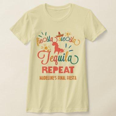 Custom Fiesta Siesta Tequila Repeat T-Shirt