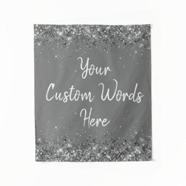 Custom Gray Backdrop Birthday Party Photo Booth