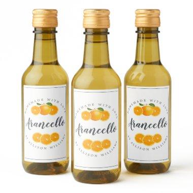 Custom Homemade Arancello Label