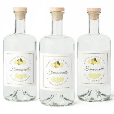 Custom Homemade Limoncello Label