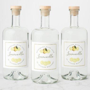 Custom Homemade Limoncello Label
