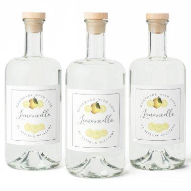 Custom Homemade Limoncello Label