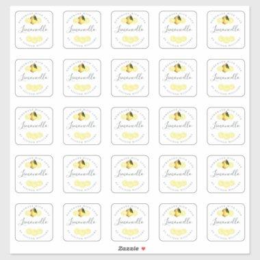 Custom Homemade Limoncello Label 2 INCH Stickers