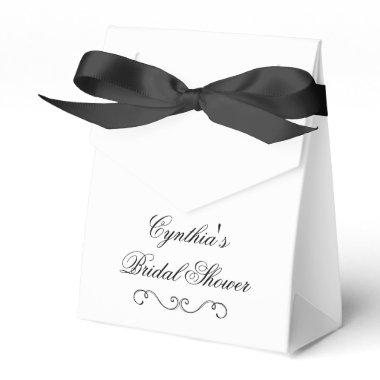 Custom Name Bridal Shower Favor Boxes