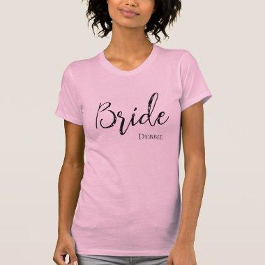 Custom Name Bride T-Shirt