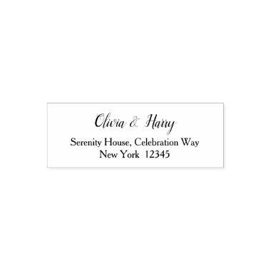 Custom Name Return Address Self-Inking Stamp
