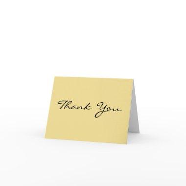 Custom Personalized Elegant Thank You Note