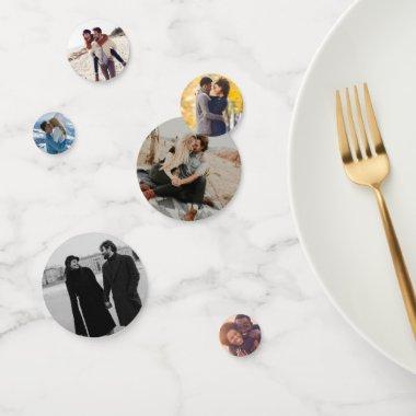 Custom Photo  Confetti Decor