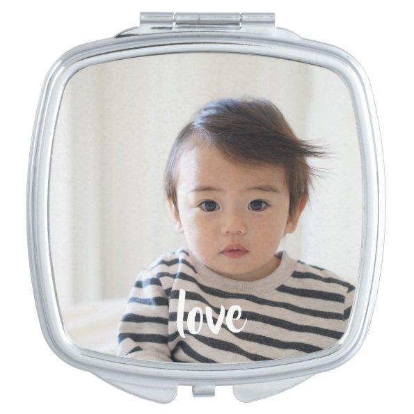 Custom Photo Template Compact Mirror