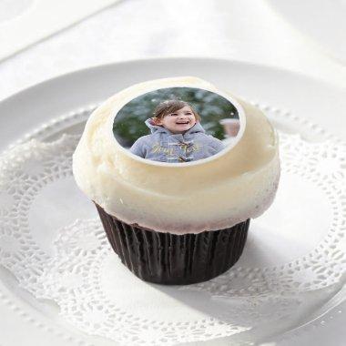 Custom Photo Text Birthday Baby Shower Wedding Edible Frosting Rounds