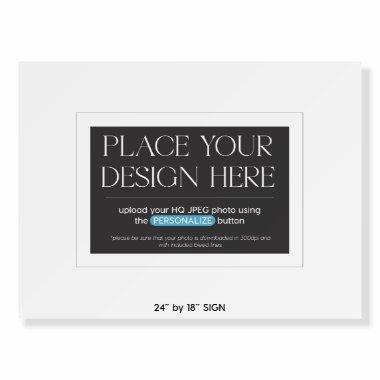 Custom Sign 24" x 18", Welcome sign, Seating Chart