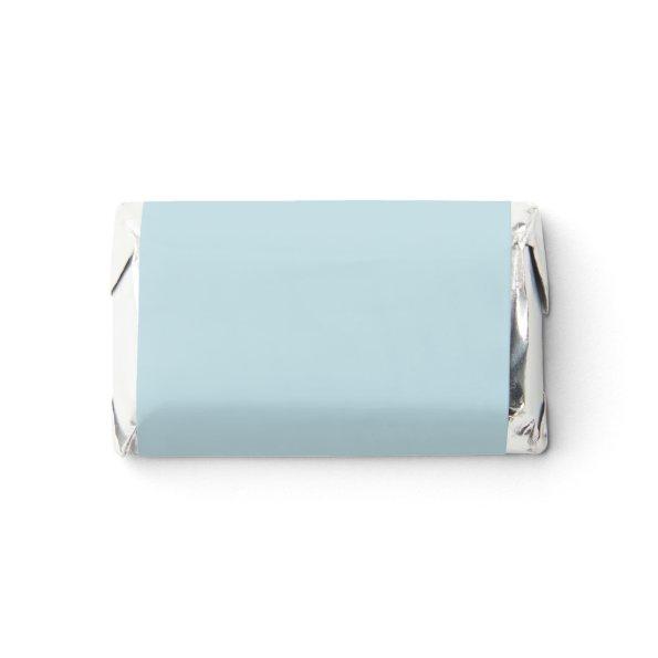 Custom Soft Blue Mini Chocolate Wrappers Hershey's Miniatures