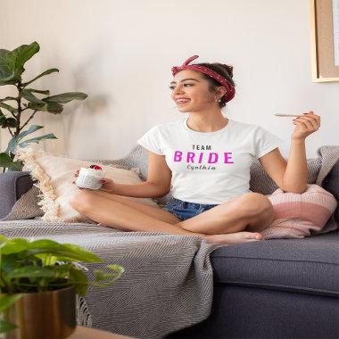Custom Team Bride T-Shirt