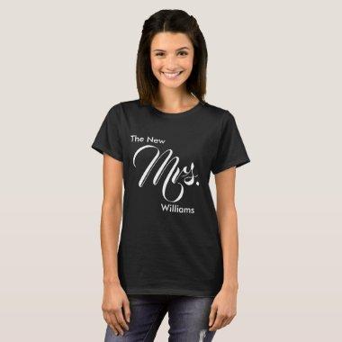 Custom The New Mrs. Black T-shirt