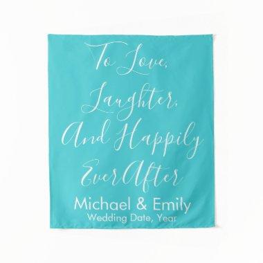 Custom Wedding Backdrop, Rustic Reception Banner