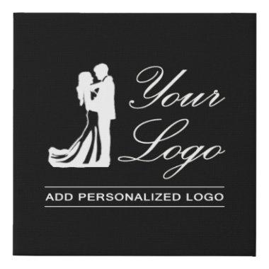 Custom Wedding Idea Personalized Photo Design Faux Canvas Print