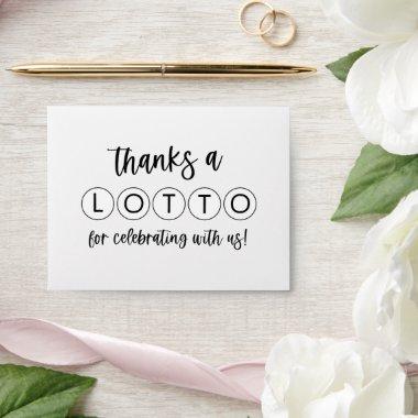Custom Wedding Lottery Ticket Favor Envelope