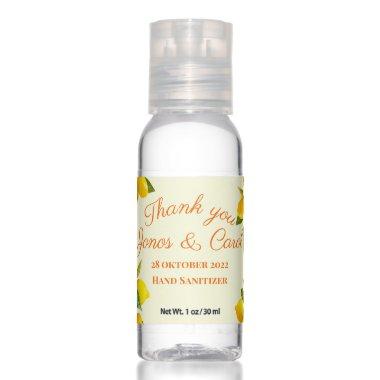 Custom Weddisng gift Lemonade Travel Bottle Set Hand Sanitizer