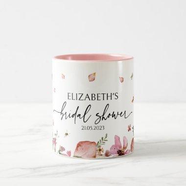 Customisable Bridal Shower Party Favor Momento Two-Tone Coffee Mug