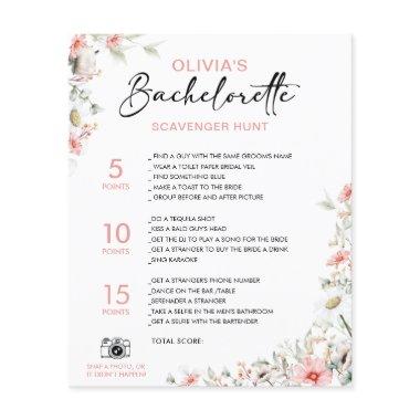 Customizable Bachelorette Scavenger Wildflowers