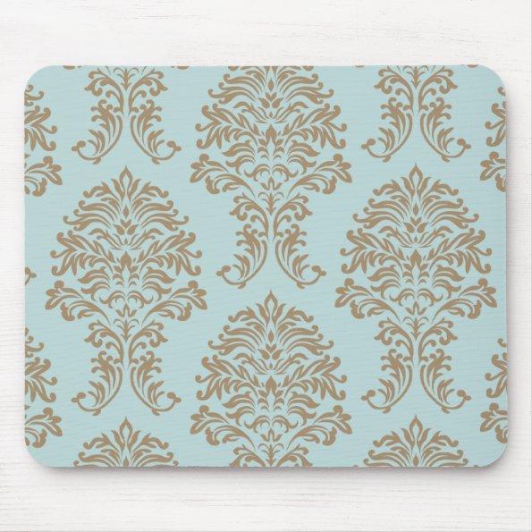Customizable Color Damask Mouse Pad