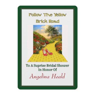 Customizable Follow Yellow Brick Road Wizard Of Oz