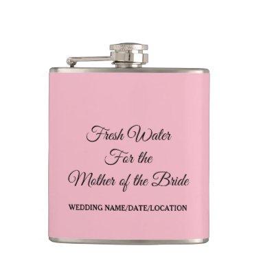 CUSTOMIZABLE Water for Mother of the Bride Flask